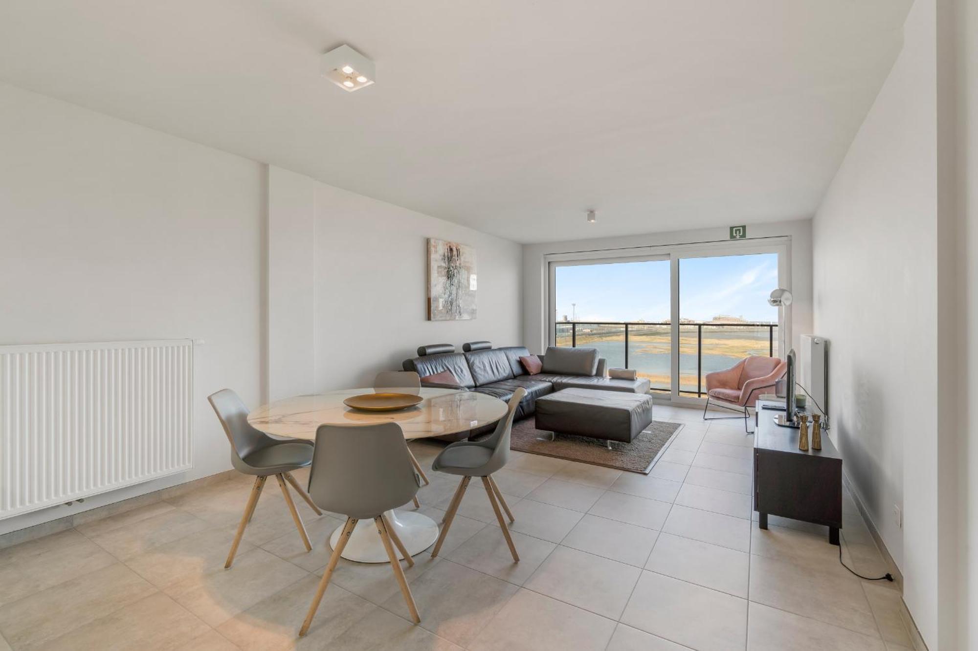 Ontspannen Aan Zee App Met Frontaal Zeezicht - 4P Knokke-Heist Exterior foto